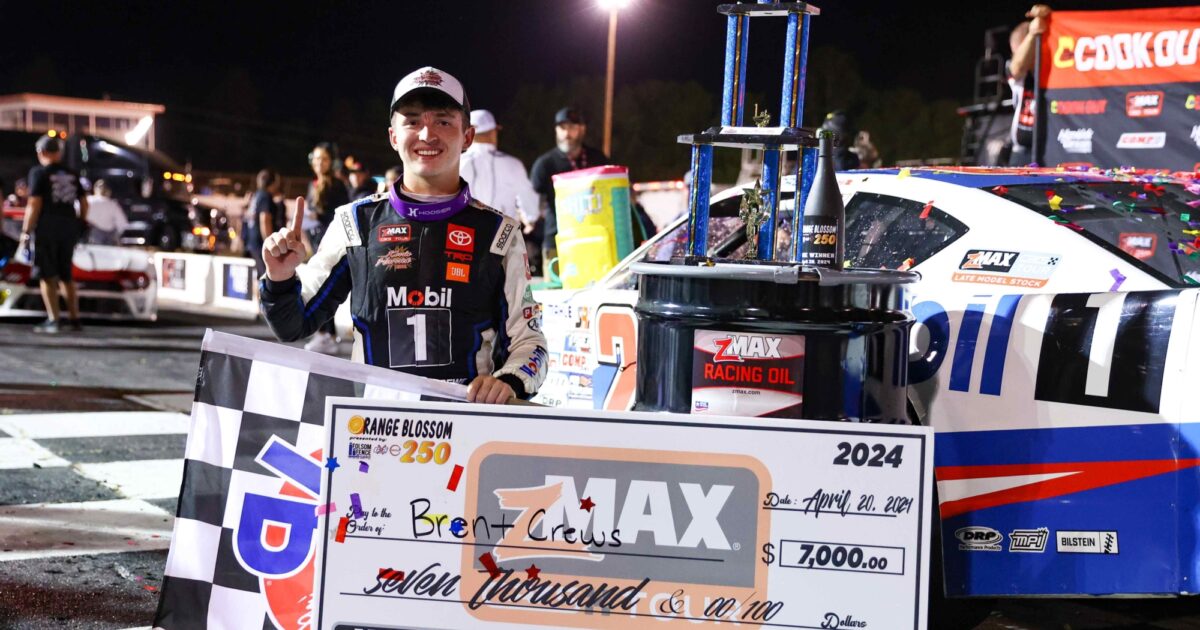 Brent Crews Scores First CARS Tour Win at Orange County | KHI Racing